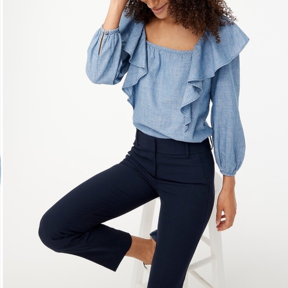 J. Crew Tops - j.crew denim top